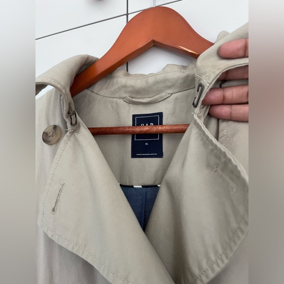 GAP Classic Camel/Khaki Trench - size XL - Picture 2 of 12